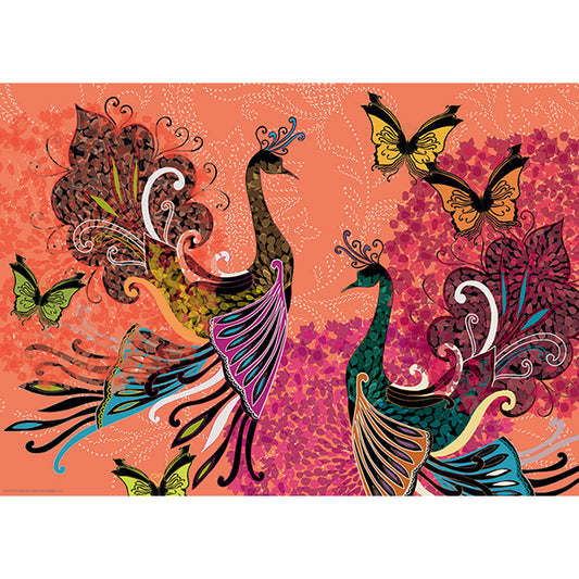 Peacocks and Butterflies - Turnowsky